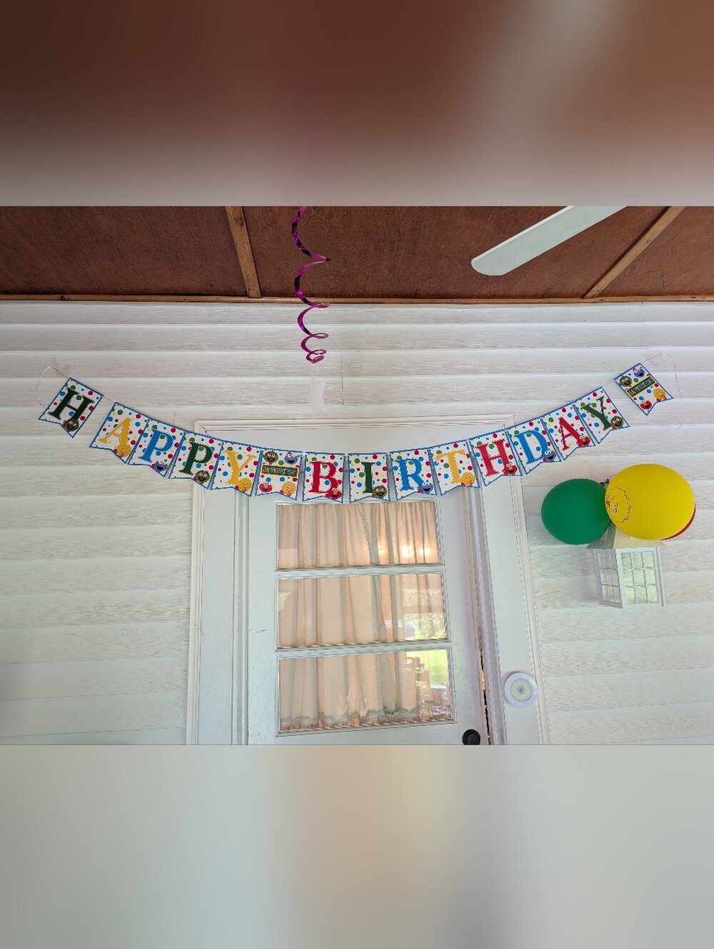 Birthday Banner Garland - Multicolor Happy Birthday Banner